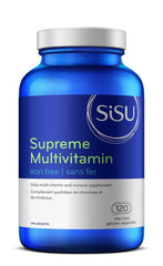 Sisu Supreme Iron-Free Anti-Stress Multivitamin 120 Veg Capsules