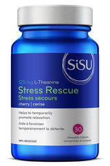 Sisu Cherry L-Theanine Stress Rescue 125 mg 30 Chewable Tablets