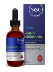 Sisu Natural 10mg Liquid Melatonin Black Cherry 59ml