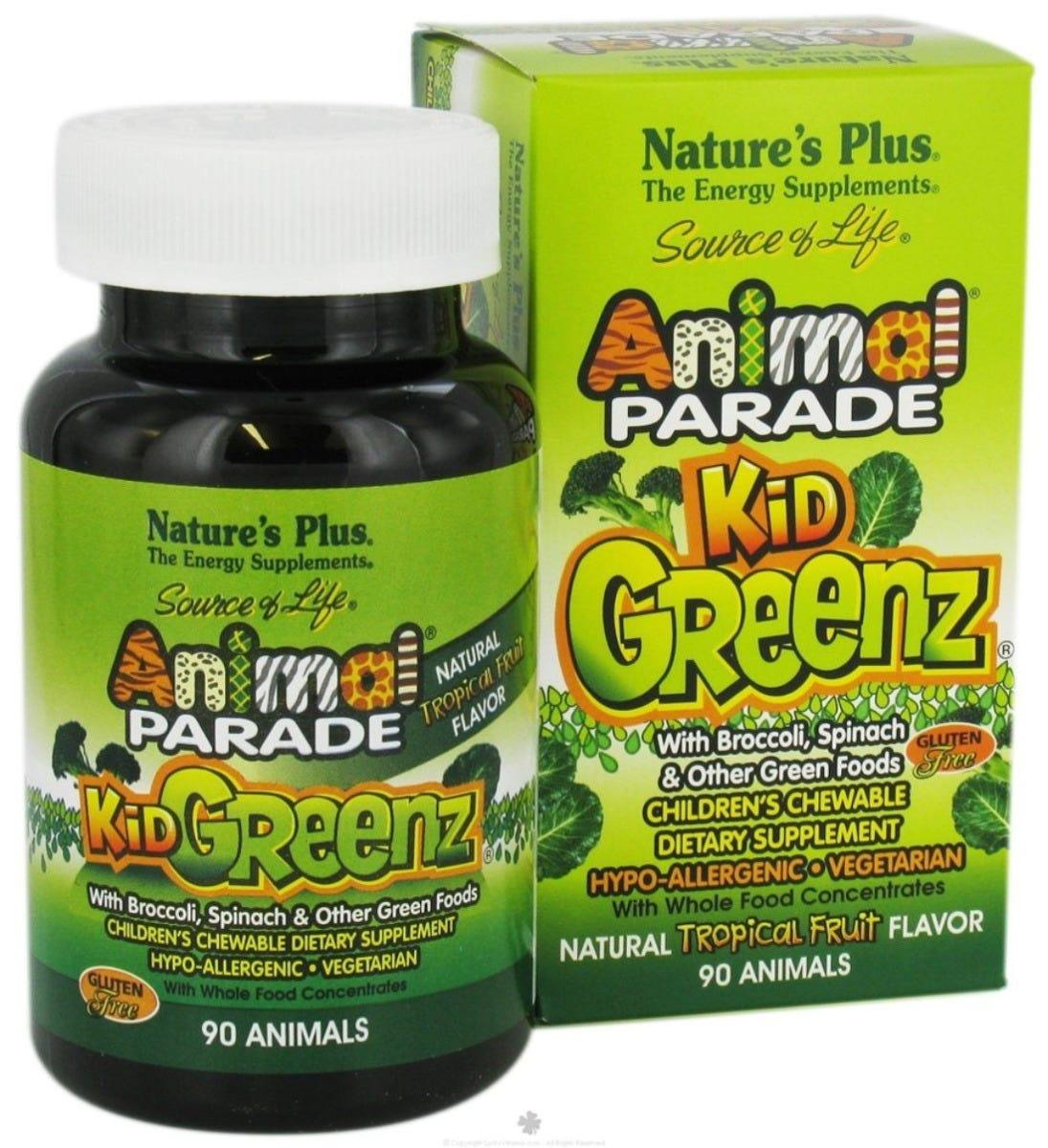 Animal Parade Kidgreenz Chews Fruits 90ct