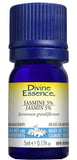 Divine Essence Jasmine 5% Absolute Essential Oil - 5ml - Nature's Source Inc