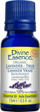 Divine Essence Organic Lavender True (Provence - 1200M) - 15ml - Nature's Source Inc
