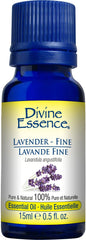 Divine Essence Fine Organic Lavender Essential Oil - 15ml