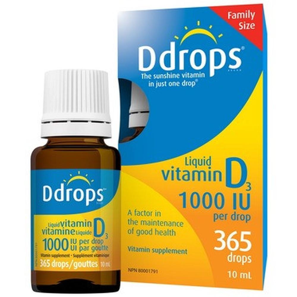 Ddrops 1000IU 365 drops