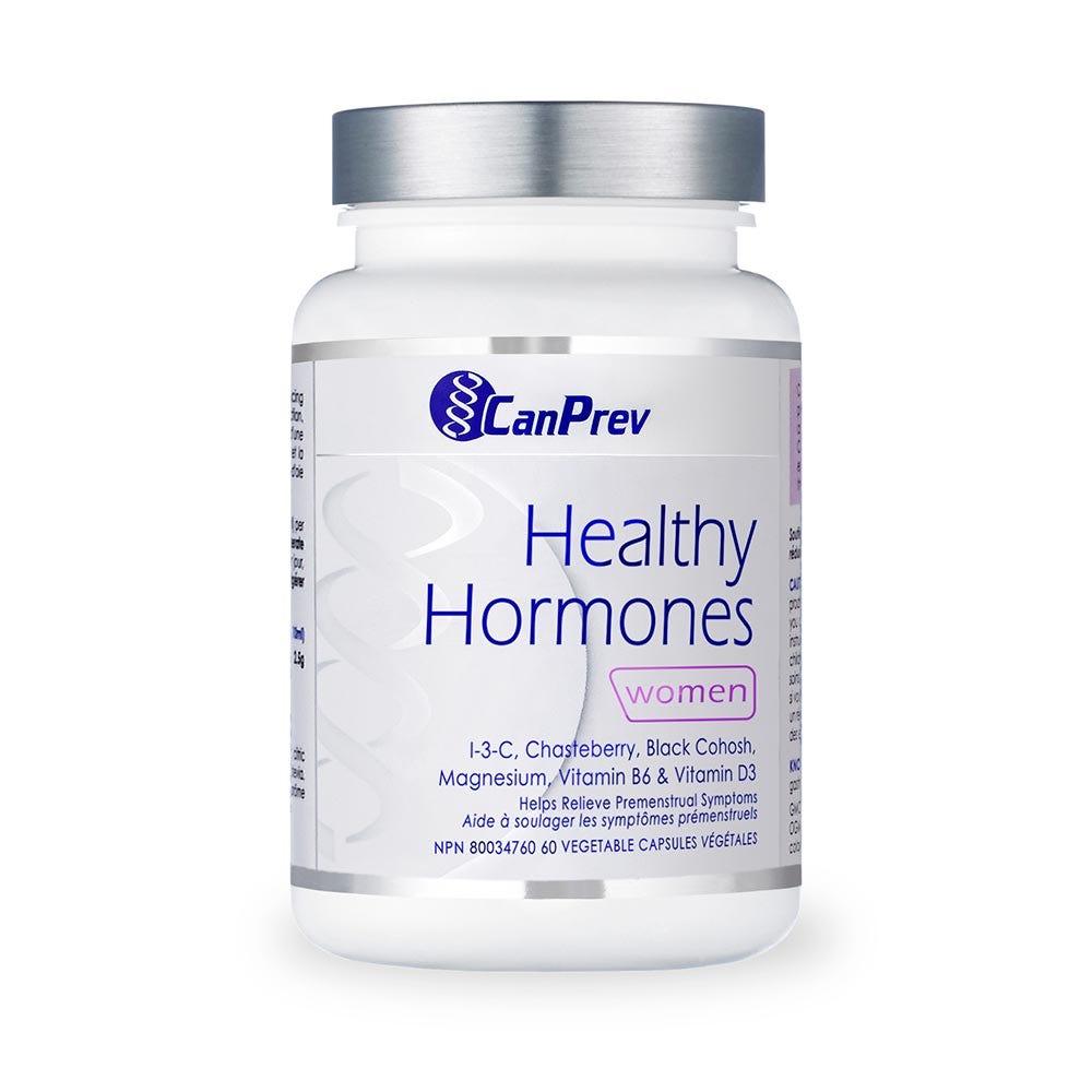 CanPrev Healthy Hormones 60 Vegan Capsules - Relieve Premenstrual Symptoms, Support Balanced Estrogen Levels, Ease Discomfort Associated With Menstrual Cycle, Maintain Bone Strength, Support Cardiovascular Wellness