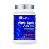 CanPrev Alpha Lipoic Acid 600, 60 Vegan Capsules - Antioxidant, Cardiovascular, Daily Detox & Blood Sugar Support, DL - ALA Plus Vitamin B1 & Biotin - Nature's Source Inc