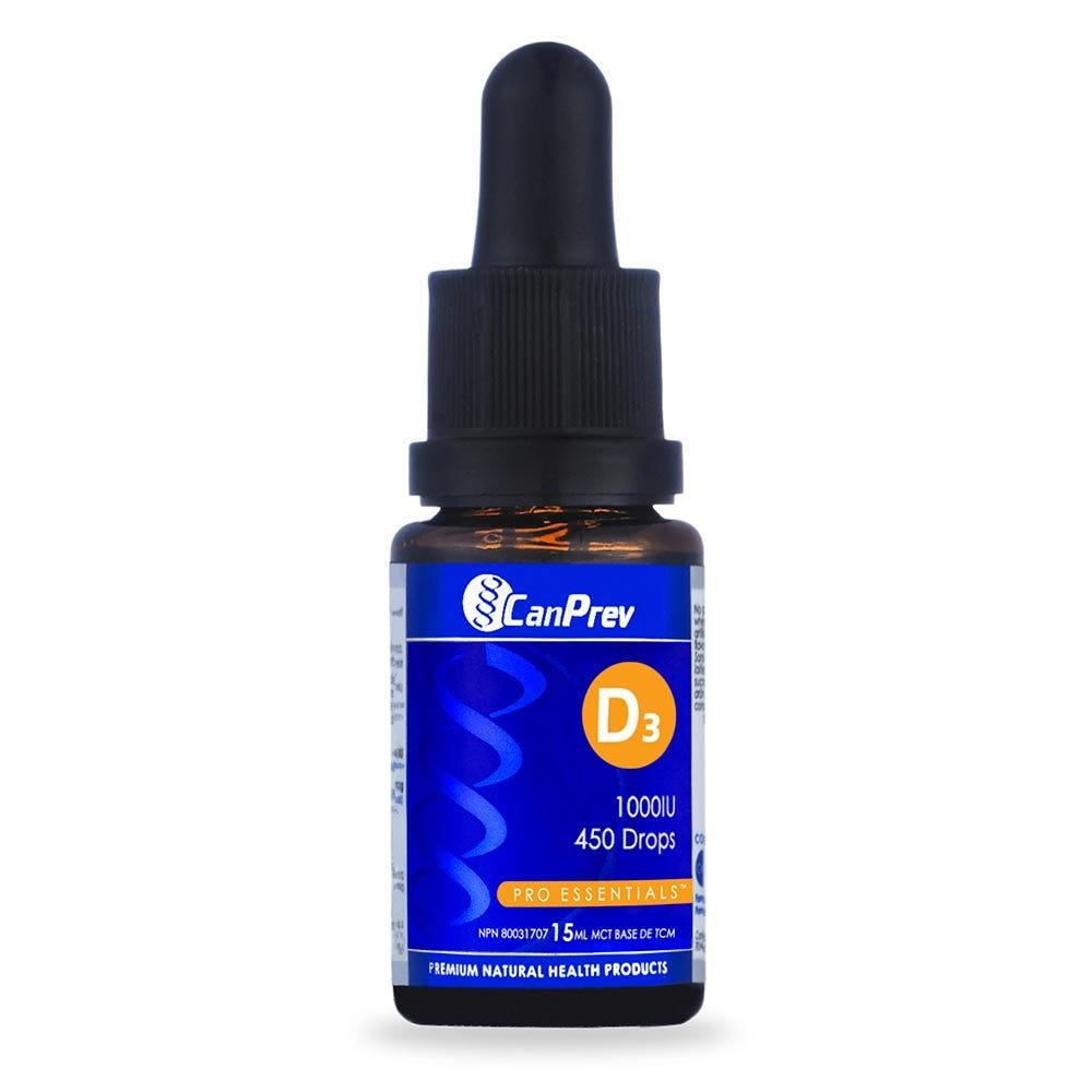 CanPrev D3 Drops 1000IU MCT Base, 15ml Online