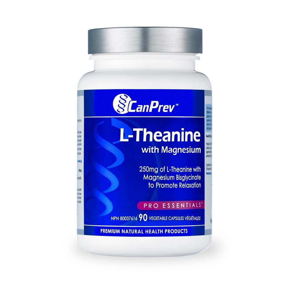 CanPrev L-Theanine With Magnesium 90 Vegan Capsules