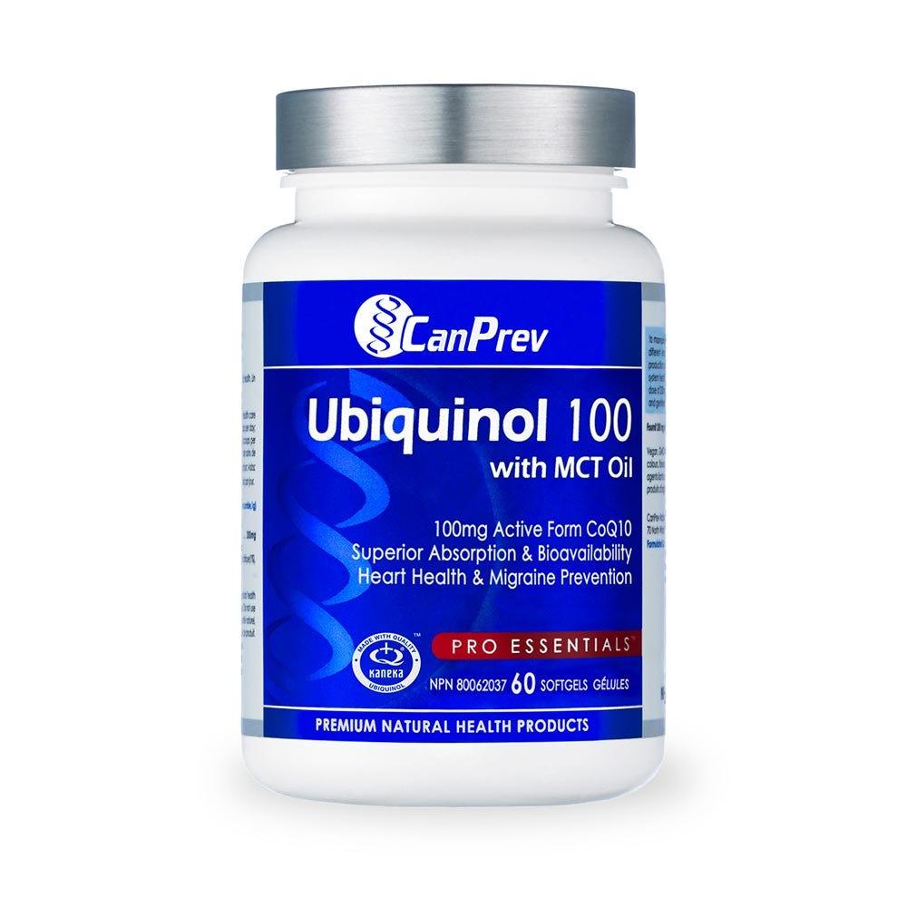 CanPrev Ubiquinol 100 with MCT Oil - 60 Softgels