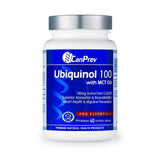 CanPrev Ubiquinol 100 with MCT Oil, 60 Softgels - Ubiquinol Coq10 for Superior Absorption, Heart Health and Migraine Headache Relief - Nature's Source Inc