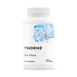 Thorne Zinc Citrate 30mg - 60 Capsules - Nature's Source Inc