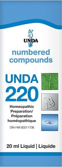 Thumbnail image of product with text UNDA 220 20ml