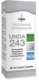 Unda 243, 0.7 fl. oz 20ml - Eliminates Effects of Liver Intoxication and Relieves Hepatic Congestion - Nature's Source Inc