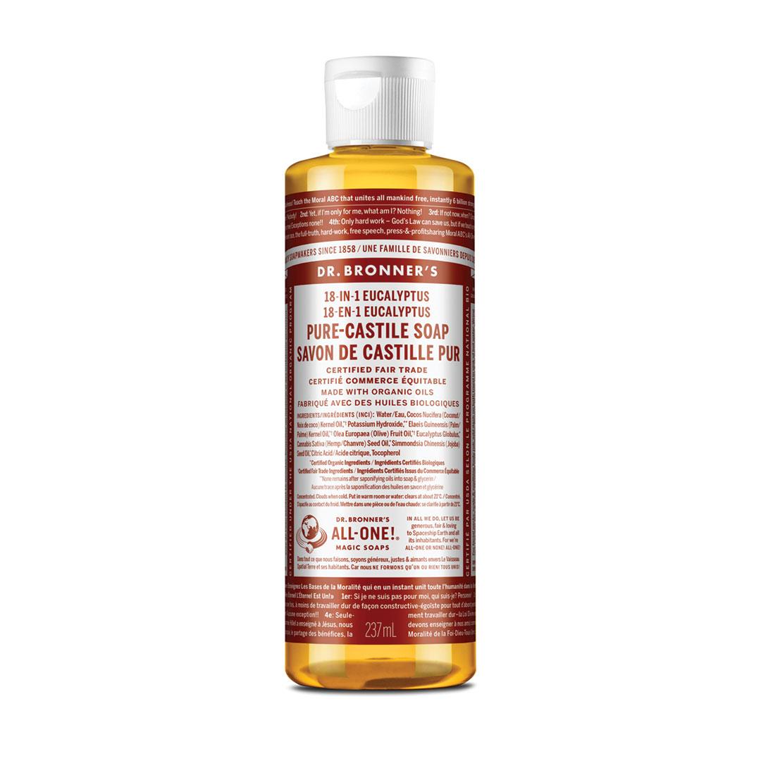 Dr. Bronner's 18-In-1 Eucalyptus Pure Castille Soap - 237ml