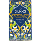 Pukka Tea Chamomile Vanilla & Manuka Honey - 20 Tea Bags - Nature's Source Inc