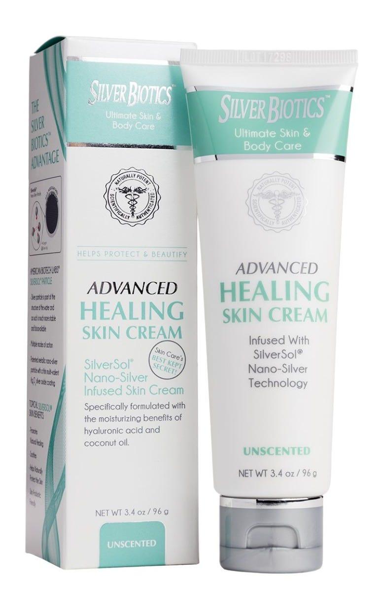 Silver Biotics Antimicrobial Skin Cream Unscen 96g