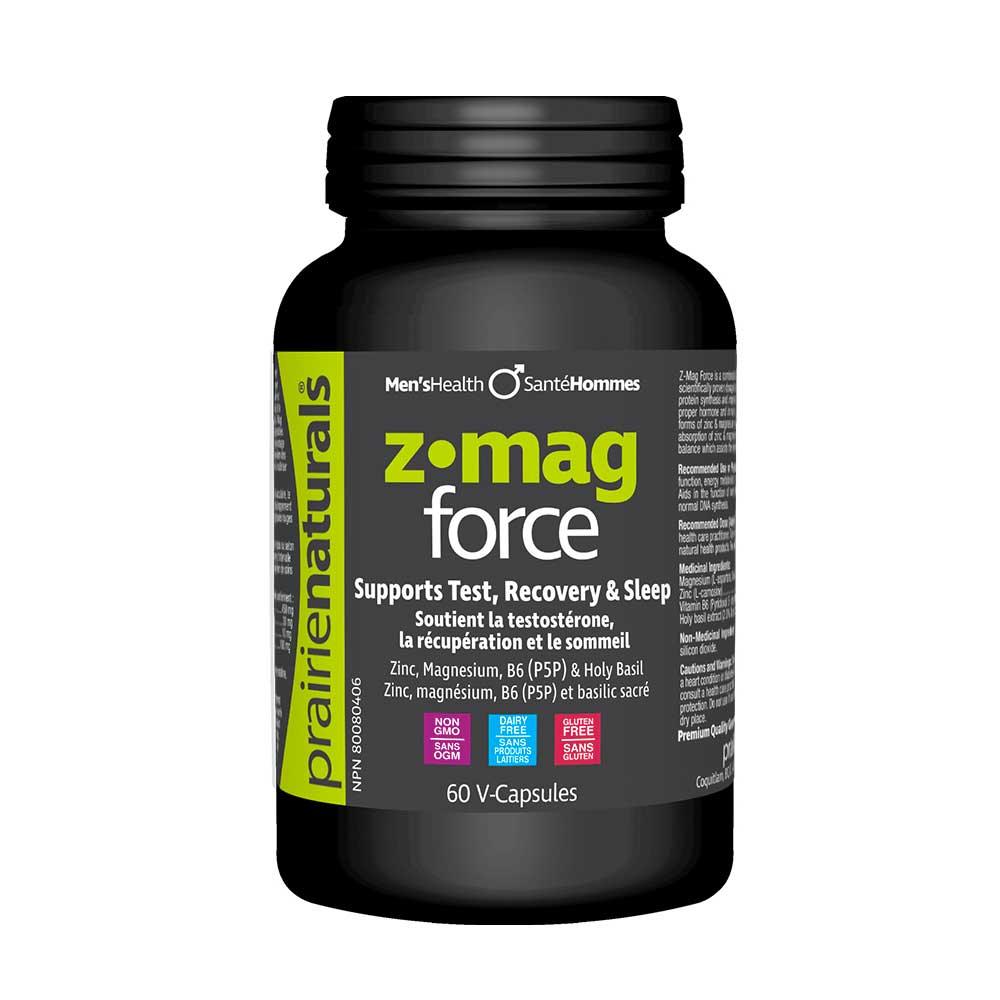 Prairie Naturals Z-Mag Force - 60 Veg Capsules