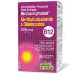 Natural Factors Biocoenzymated Methylcobalamin - Dibencozide B12 30t - Nature's Source Inc