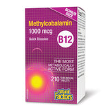 Natural Factors B12 1000mg 210c BONUS - Nature's Source Inc