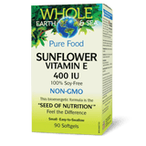 Natural Factors Sunflower Vitamin E 400 IU 12 sgls - Nature's Source Inc
