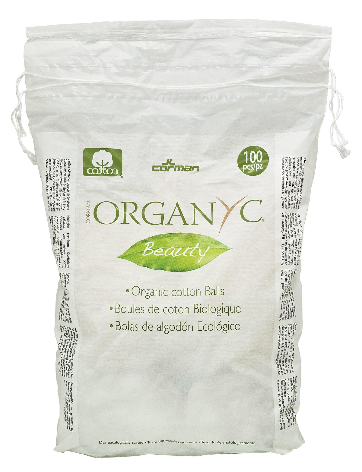 Organyc Skincare Organic Cotton Balls (100 Pieces)