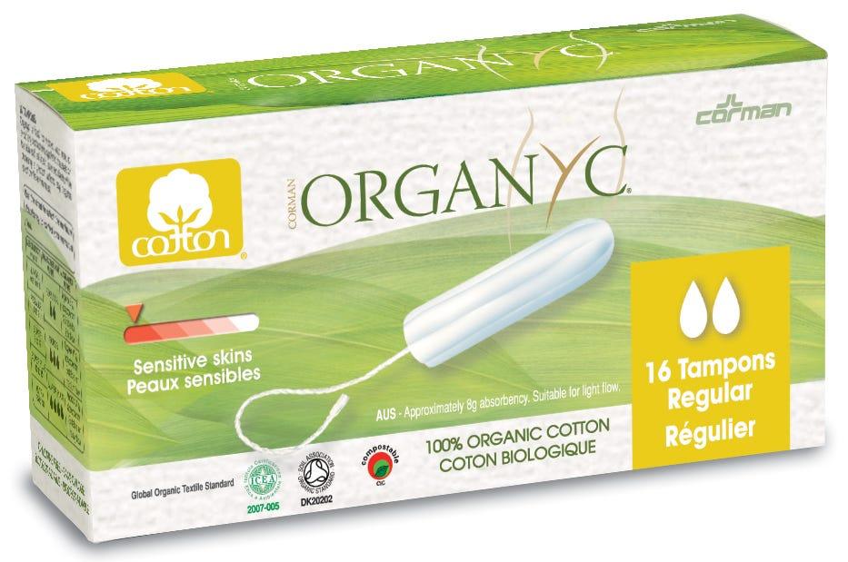 Organyc Digital Tampons Digital (Regular Flow) - 16 Pieces