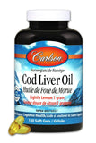 Carlson Labortories Cod Liver Oil Lemon 150 Softgels - Nature's Source Inc