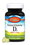 Carlson Laboratories Vitamin D 1000IU 100 Softgels - Nature's Source Inc