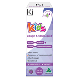 Ki Kids Cough & Cold Liquid 200ml - Nature's Source Inc