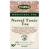 Flora Nerval Tonic Tea 16 Bags - Relieve Nervousness, Restlessness, Indigestion and Headaches, Relieve Inflammatory Conditions of Digestive System - Nature's Source Inc