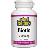 Natural Factors Biotin 300mcg 90t - Nature's Source Inc
