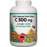 Natural Factors C 500mg Chew Jungle Juice 180c - Nature's Source Inc