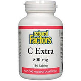 Natural Factors C Extra Plus Bioflavonoids 180t - Nature's Source Inc