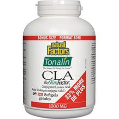 Natural Factors Tonalin CLA 1000mg 120c Bonus Size