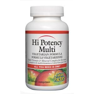 Natural Factors Hi Potency Multivitamin 180t