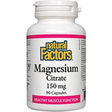 Natural Factors Magnesium Citrate 150mg 90 Capsules - Nature's Source Inc