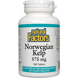 Natural Factors Norwegian Kelp 575 mg 180t - Nature's Source Inc