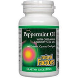 Natural Factors Peppermint Oil 60 ecsg - Nature's Source Inc