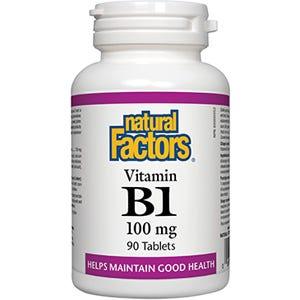 Natural Factors Vitamin B1 100 mg 90t