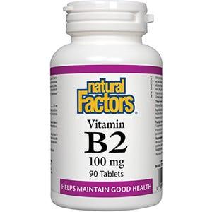 Natural Factors Vitamin B2 100 mg 90t