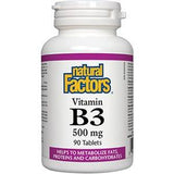 Natural Factors Vitamin B3 500 mg 90t - Nature's Source Inc