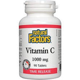 Natural Factors Vitamin C 1000mg Time Release 90t - Nature's Source Inc