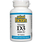 Natural Factors Vitamin D3 1000 IU 90t