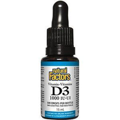 Natural Factors Vitamin D3 Drops 1000 IU 15 ml Online