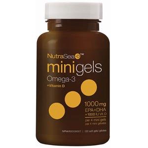 NutraSea+D Mini Gels Mint 120ct