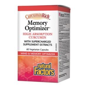 Natural Factors Memory Optimizer Curcumin 60 Veg Capsules