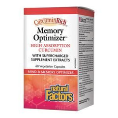 Natural Factors Memory Optimizer Curcumin 60 Veg Capsules