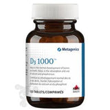 Metagenics D3 1000, 120 Tablets - Vitamin D Supplement, Bone Density, Tooth Integrity, Immune Support and Cardiovascular Health - Nature's Source Inc