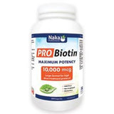 Naka Pro Biotin 10 000 mcg 60 caps - Nature's Source Inc
