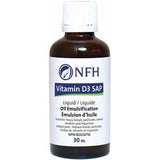 NFH Vitamin D3 SAP Liquid (1000 IU/drop) 30 ml - Nature's Source Inc